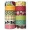 Wrapables Washi Tapes Decorative Masking Tapes, Set of 12, ADSET11